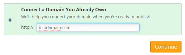 Weebly domain Chooser