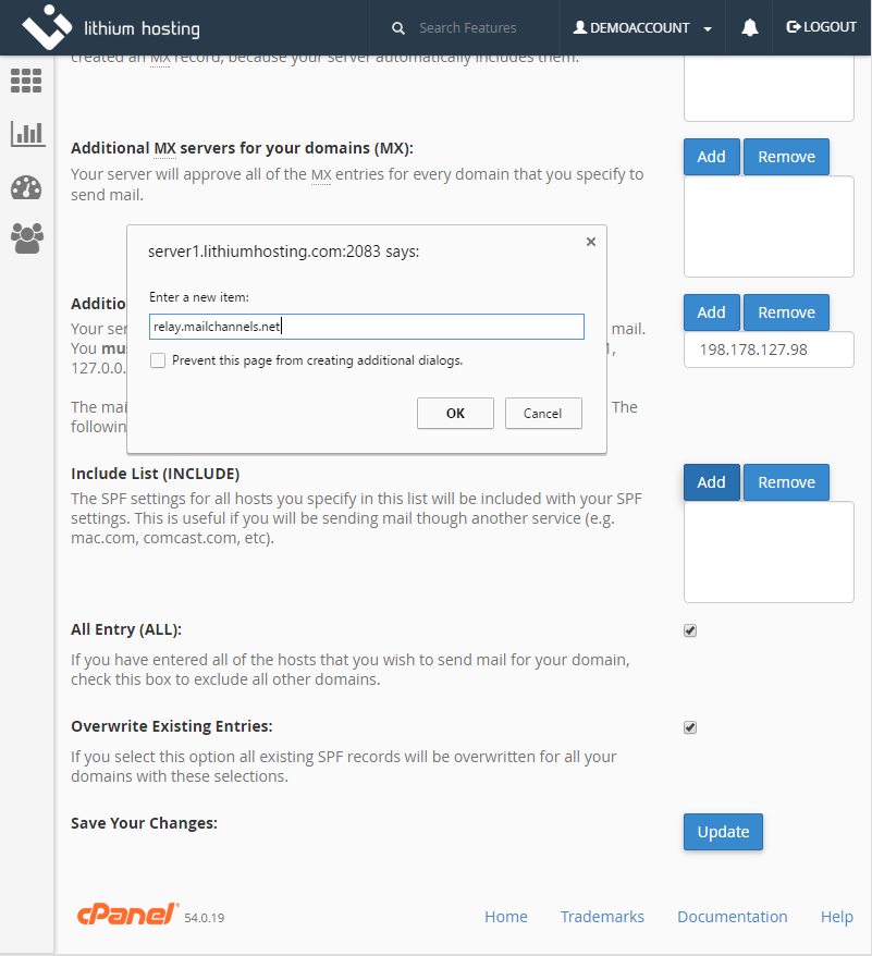 Add relay.mailchannels.net as an include